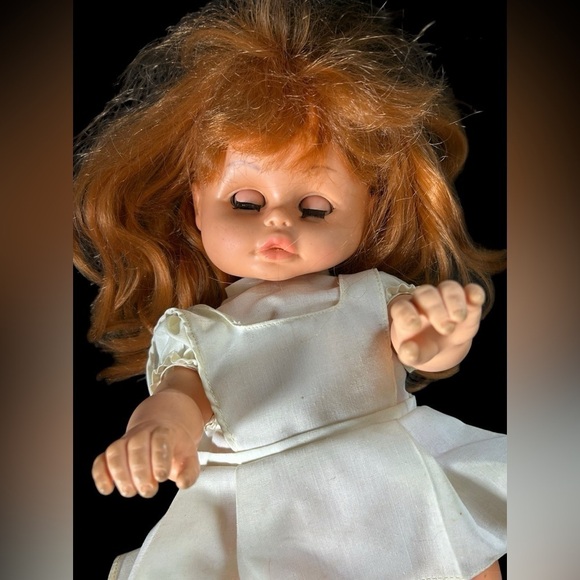 Rare Vintage Jesmar Girl Doll Red Hair and Blue Eyes - Picture 3 of 15